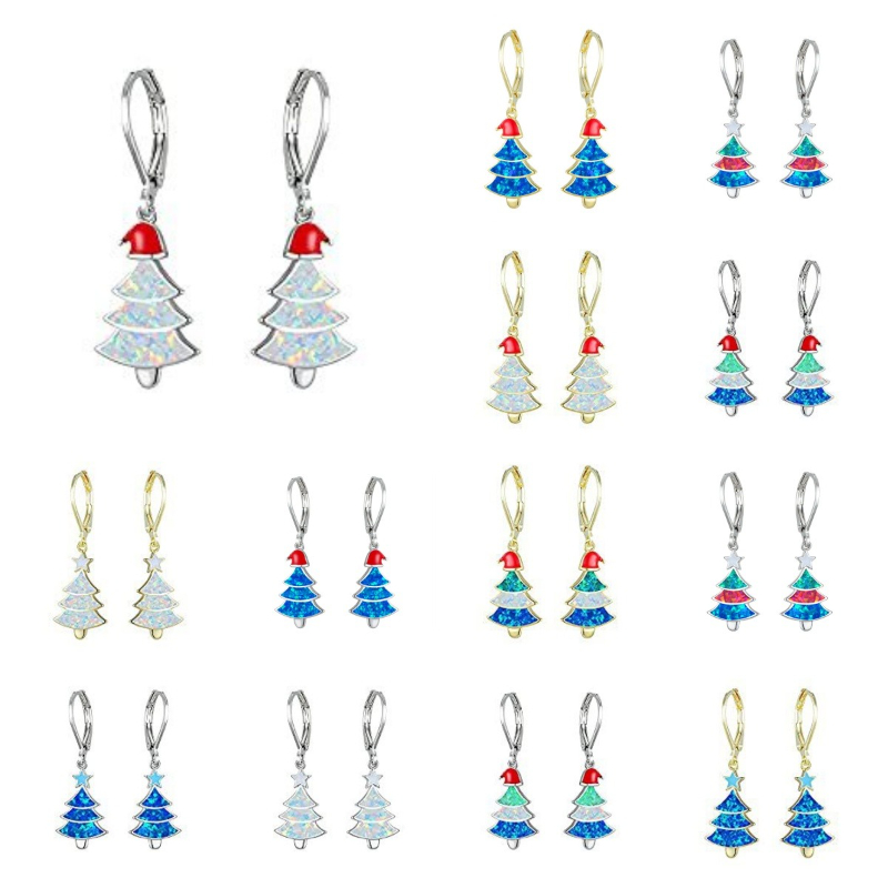 Women'S Accessories Australia - ヨーロッパ、アメリカ、オーストラリア、トレジャークリスマスツリー、ジルコンシンプルイヤリング、新年の贈り物、宴会出席、アクセサリー