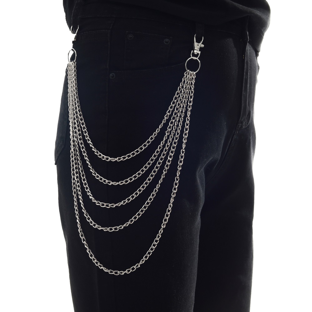 Women'S Jeans Accessories Chain - ジーンズパンツのパンクチェーン,ユニセックスキーホルダー,eboy原宿服,美的アクセサリー
