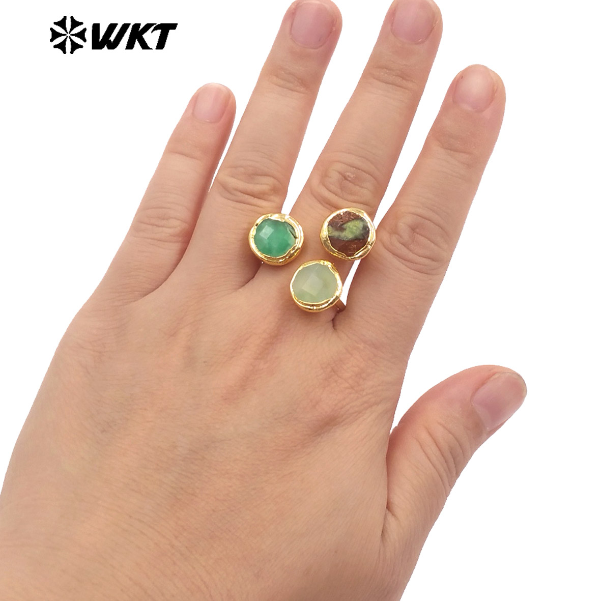 WT-R577 高品質天然オーストラリア産クリソプレーズスト - Women'S Accessories Australia のレビューと価格