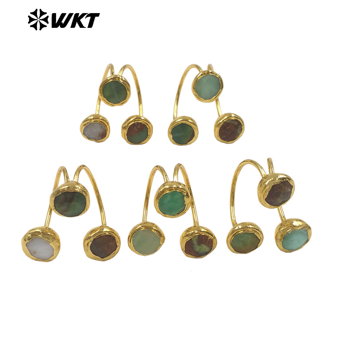 WT-R577 高品質天然オーストラリア産クリソプレーズスト - Women'S Accessories Australia のレビューと価格