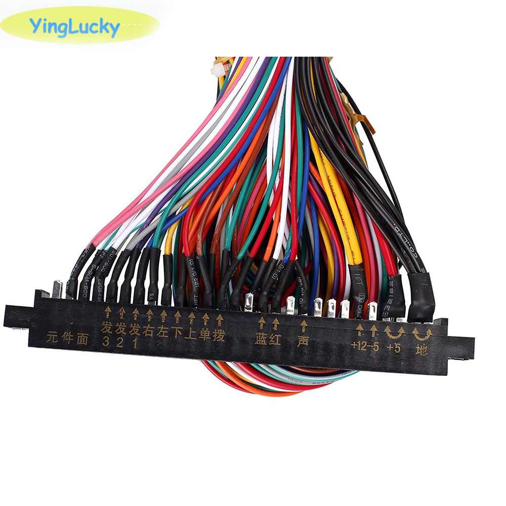 Jamma 28ピンアーケードケーブル長ワイヤーハーネスジョ - Women Accessories Pandora のレビューと価格