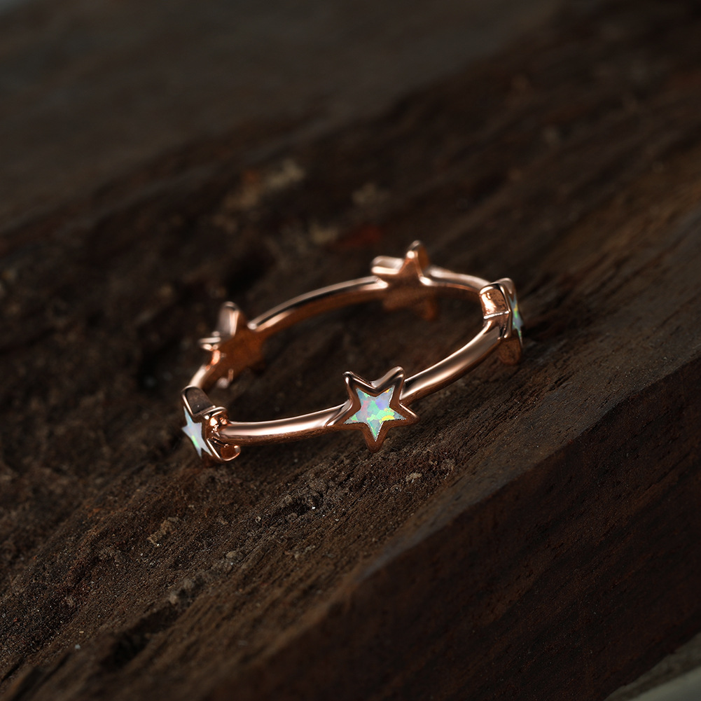 ホワイトオーストラリアトレジャーペンタグラムリング、ヨーロッ - Women'S Accessories Australia のレビューと価格