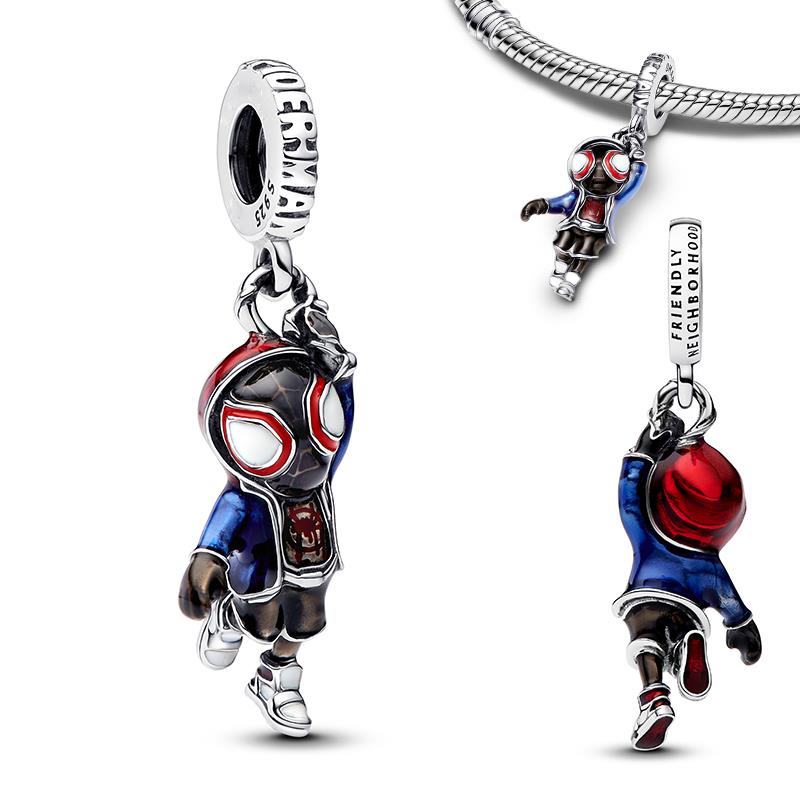 映画「スパイダーマン」の新作チャームビーズ、アイアンマンチャ - Women Accessories Pandora のレビューと価格