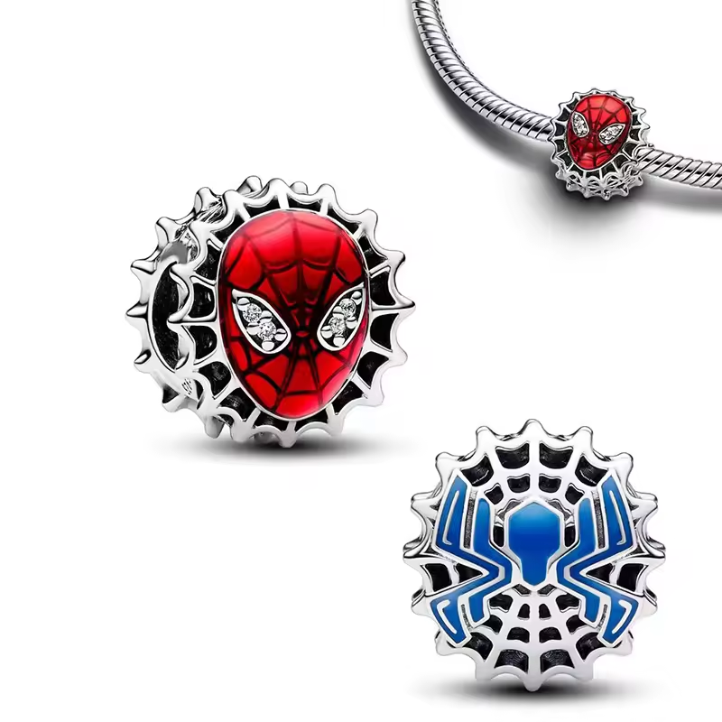 映画「スパイダーマン」の新作チャームビーズ、アイアンマンチャ - Women Accessories Pandora のレビューと価格