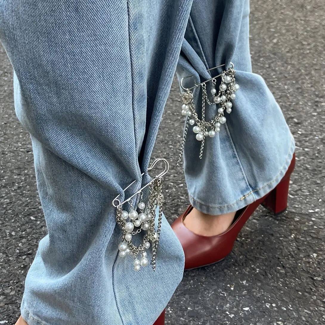 Salircon ファッションエレガンス模造真珠タッセル足首 - Women'S Jeans Accessories Chain のレビューと価格