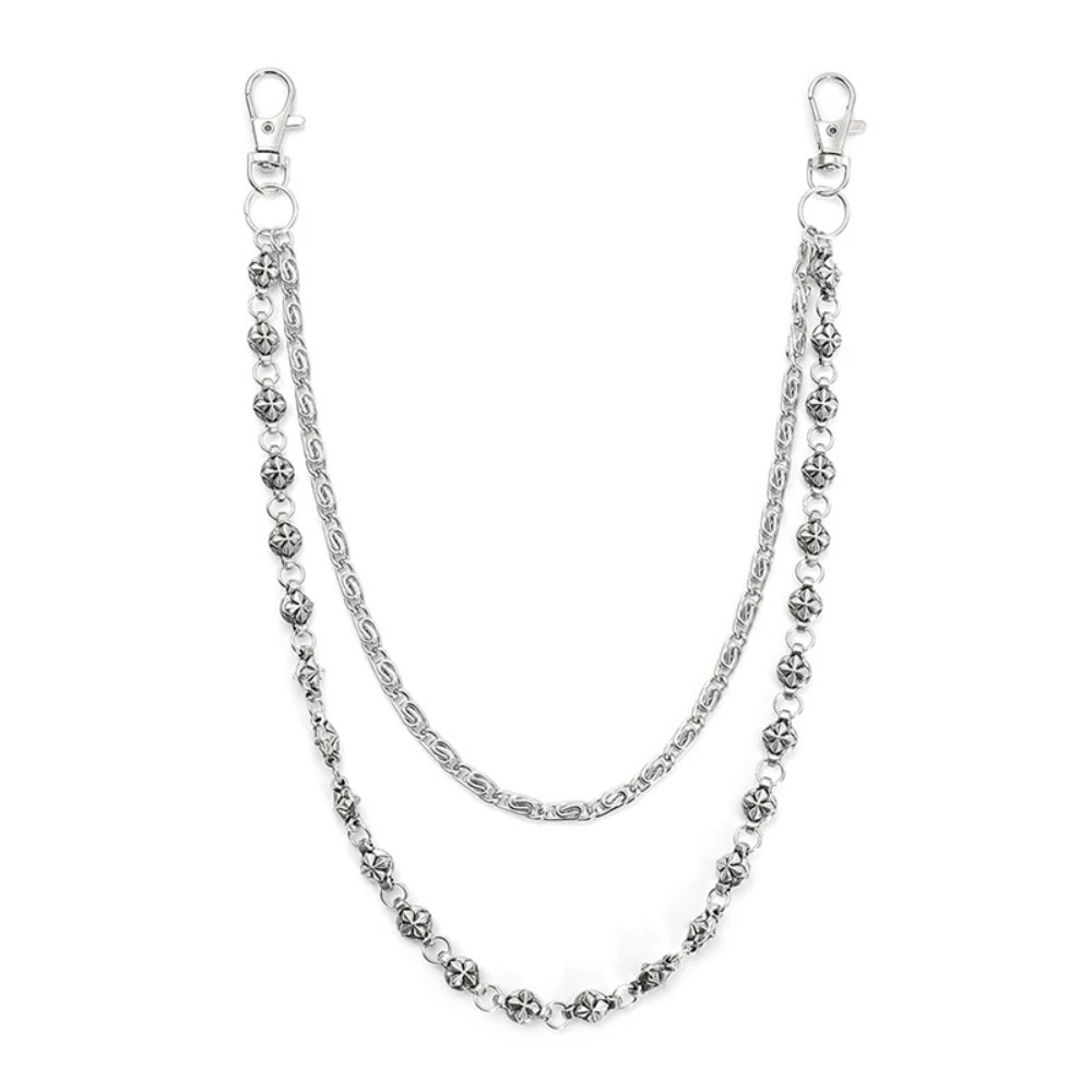 ニュー・トレンディ・ヒップホップ・ダブルレイヤー・ジーンズチ - Women'S Jeans Accessories Chain のレビューと価格